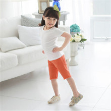 Kids Blank Plain T-shirts Short Sleeves Soft Cotton With Good Quality